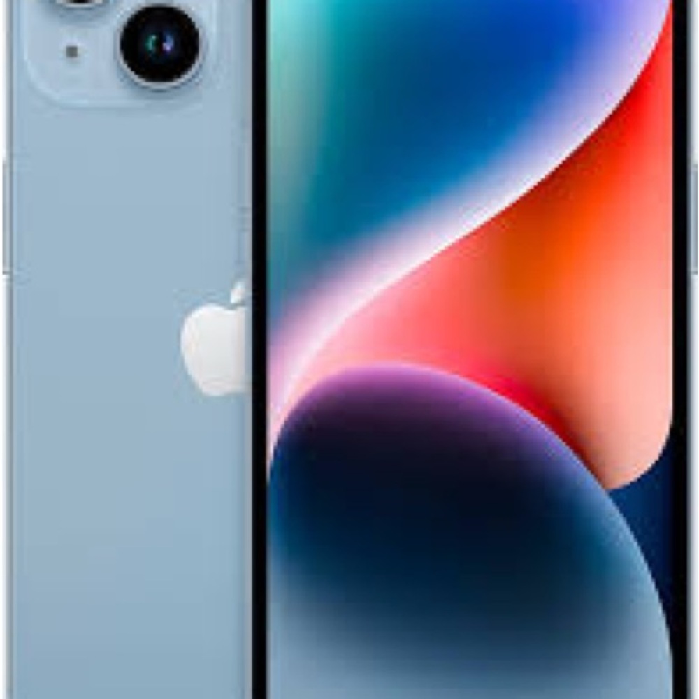 Apple iPhone 14 Pro Blue with Tri-Lens Camera and Minimalist Design